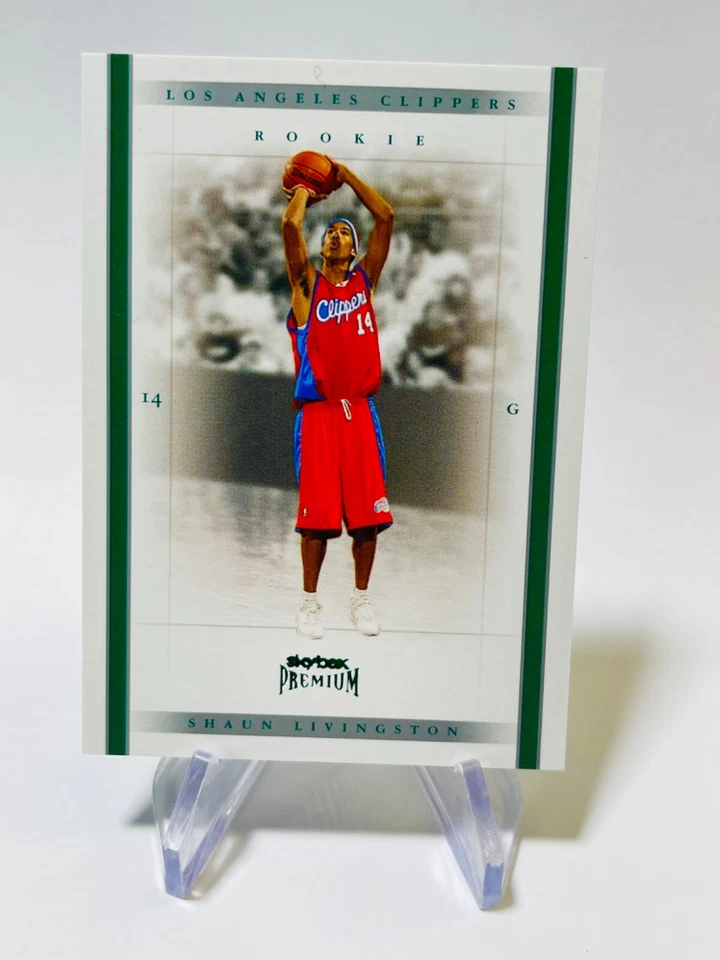 SHAUN LIVINGSTON 2004-05 Skybox Premium RC Rookie VERDE ESMERALDA #'d/15 #79 - Imagem 1 de 3
