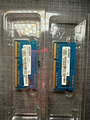 ELPIDA 1GB 1Rx8 Memory RAM PC3-10600S-9-10-B1  | 2 Pack - Image 1 of 2