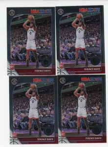 4 Card Lot 2019-20 PANINI HOOPS PREMIUM STOCK TERENCE DAVIS    RC - Picture 1 of 1