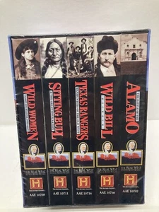 The History Channel Best of The Real West VHS Box Set Kenny Rogers Documentary - Picture 1 of 5