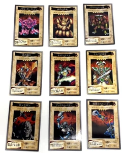 Yu-Gi-Oh! BANDAI warrior 9 Cards Set Japan 1998 Neon Knight Flame Swordsman etc - Picture 1 of 22