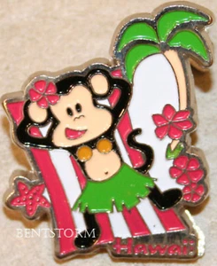 HAWAII Hula Mädchen Affe Palme Kühlschrank Kühlschrank Magnet Metall & Emaille NEU - Bild 1 von 1