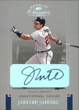 2005 Donruss Classics Significant Signatures Silver Baseball Card #166 Estrada