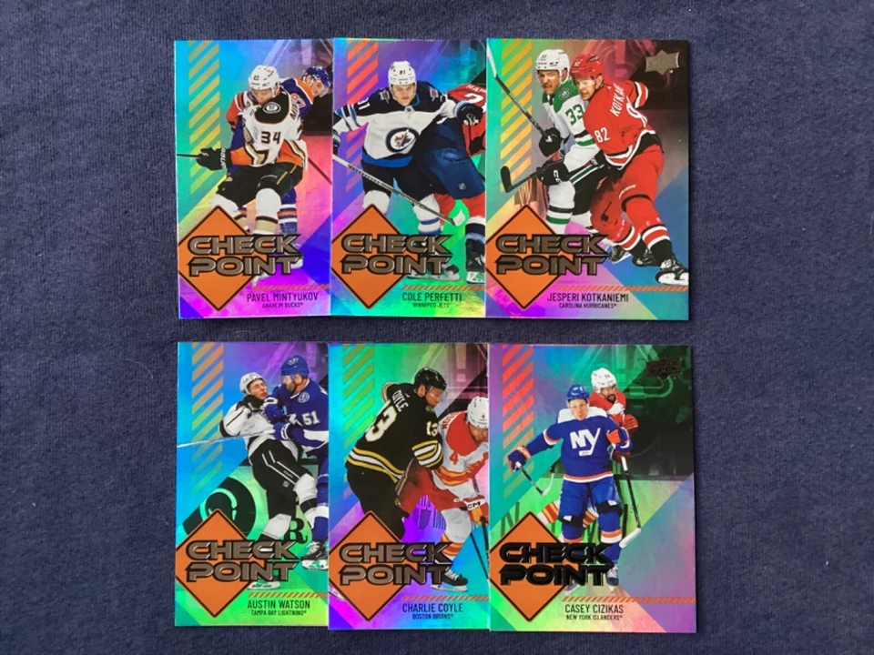 2024-25 UPPER DECK CHECK POINT INSERT HOCKEY CARDS. YOU PICK LIST. SIDNEY CROSBY - Image 1 of 1