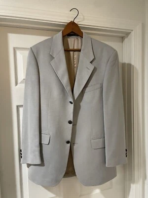 Chaqueta Blazer Brandini Le Collezioni Microfibra Para Hombre Gris Hecha en Canadá 38R Foto 1 de 4