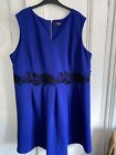 Ladies Blue Dress By Lovedrobe Size 28