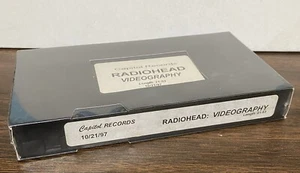 RADIOHEAD Videography 1997 Capitol Records US Promo VHS VIDEO SEALED Not DVD - Picture 1 of 4