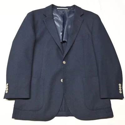 Chaqueta Abrigo Deportivo Blazer Tom James Lanificio Filare 44R Azul Marino Super 110s Foto 1 de 4