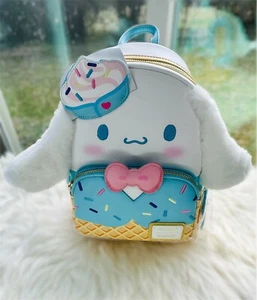 *NEW & RARE* Loungefly SDCC 2024 Sanrio Cinnamoroll Ice Cream Scented Backpack - Picture 1 of 10
