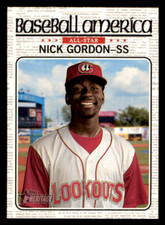 2017 Topps Heritage Minor League Nick Gordon Baseball America All-Stars #BA-NG