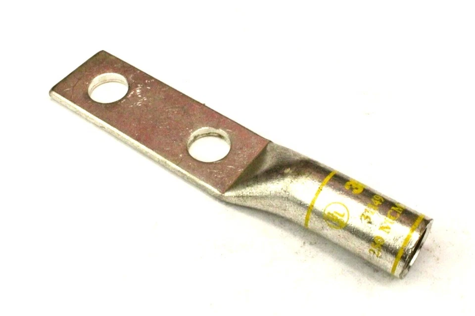 Compression Lug 3M 31149 Copper 2-Hole 1/2"  250kcmil 250MCM Cu - Image 1 of 1