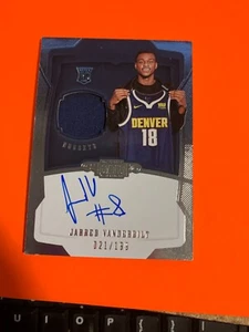 2018-19 PANINI DOMINION JARRED VANDERBILT 21/199 JERSEY AUTOGRAPH ROOKIE - Picture 1 of 1