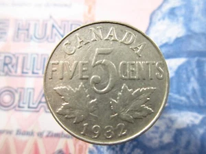 Kanada 5 Cents 1932 KGV Weltgeld Münze bh7k - Bild 1 von 2