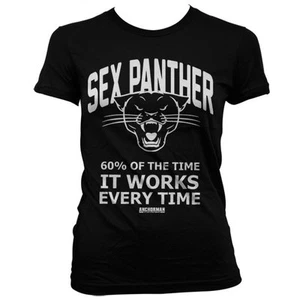 Offiziell Lizenziertes Anchorman Sex Panther Damen T-Shirt Größen S-XXL - Picture 1 of 1