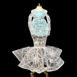Déguisement arc-en-ciel haute vision bal poupée Robin Sterling tenue toile d'araignée robe - Photo 1/4