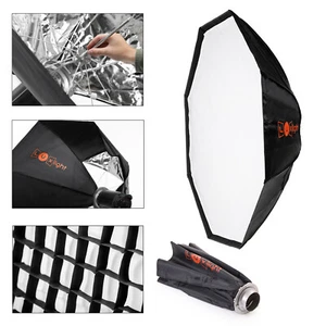 95cm Octabox & Gitter | Bowens Halterung | LuxLight® | Fotostudio Softbox Octobox - Bild 1 von 12