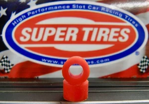 TYCO 440 SUPERREIFEN 0,434"" MONTIERTE OD 0,275"" BREIT FÜR 0,250"" OD RÄDER IN ROT - Bild 1 von 1