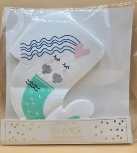 Servilletas de papel con forma de sirena Slant Collections, 16 unidades, TOTALMENTE NUEVAS - Imagen 1 de 9