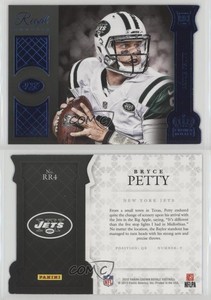 2015 Panini Crown Royale Regal Rookies Die-Cuts Blue Bryce Petty #RR4 Rookie RC
