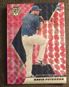 2021 Mosaic Pink Prizm RC David Peterson #256 - Picture 1 of 2