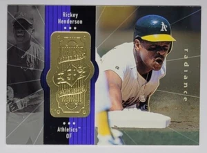 SPX Finite Radiance 1998 #/4500 Rickey Henderson #110 - 10+ artículos ¡Envío gratuito! - Imagen 1 de 2