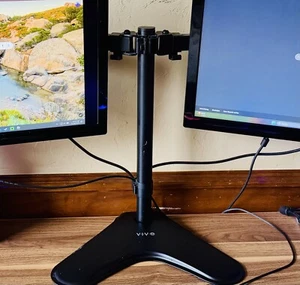 ViewSonic VA2446MH-LED 24" Widescreen HDMI Dual Monitors 1920 x 1080 Vivo Stand - Picture 1 of 13