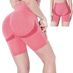 Biker Yoga Shorts Women's Size Small New High Waist Workout Cycling Activewear - Picture 1 of 4