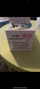 Baby Girl Flower Pot Footprints - Picture 1 of 1