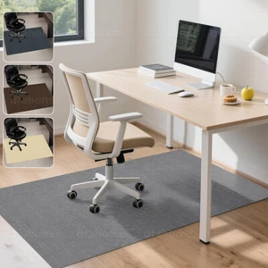 Großes Büro Zuhause Schreibtisch Stuhl Matte Teppich für Hartholz Boden Kratzer Schutz - Bild 1 von 52