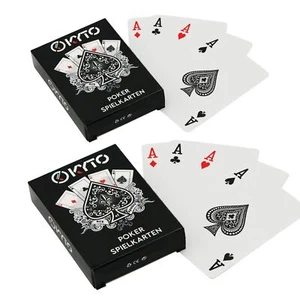 Kyto Spielkarten 2er Set Poker Texas Hold'em Karten professionelles Kartendeck - Bild 1 von 6