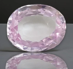 Piedra preciosa suelta corte ovalado rosa natural certificada 12,35 quilates AG165 - Imagen 1 de 6