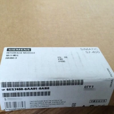 6ES7 460-3AA01-0AB0 NEW IN BOX 6ES7460-3AA01-0AB0 S7-400 Interface Modules - Image 1 of 4