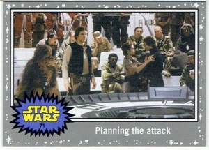 2015 Topps Star Wars Journey Force Awakens Death Star Silver #71 Planning Attack - Bild 1 von 2