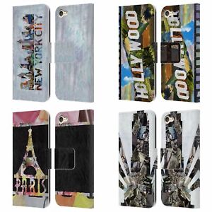 OFFICIAL ARTPOPTART TRAVEL LEATHER BOOK CASE FOR APPLE iPOD TOUCH MP3