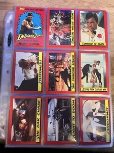 Indiana Jones And The Temple Of Doom Topps Cards 85 Out Of 88 And Sticker Cards - Picture 1 of 24