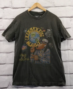 Abercrombie and Fitch Distressed Faded T-Shirt Snoop Dogg Men's Short Sleeve L - Picture 1 of 4