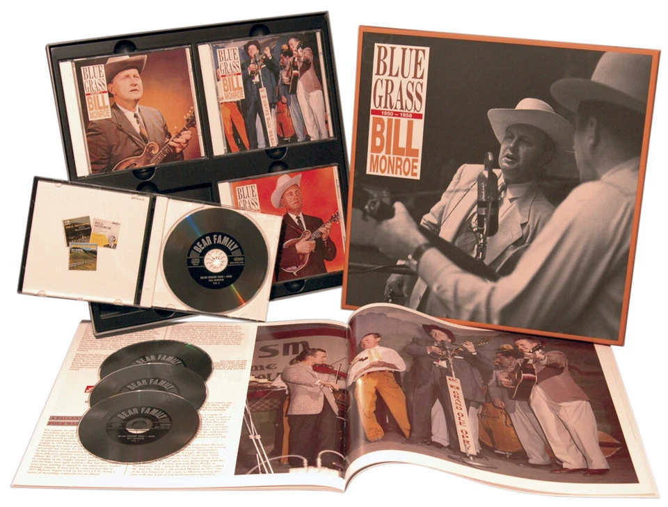 Bill Monroe - Blue Grass 1950-1958 (4-CD Deluxe Box Set) - Bluegrass - Image 1 of 4