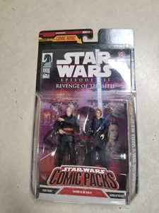 STAR WARS COMIC PACKS #1 REVENGE OF THE SITH COUNT DOOKU & ANAKIN SKYWALKER - Picture 1 of 4