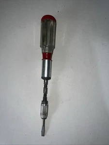 Vintage Yankee Push Drill With 6 Bits (Preowned) - Picture 1 of 3