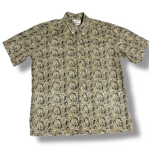 Reyn Spooner Alfred Shaheen Vintage Hawaiihemd Reverse Floral Print Tropical LG - Bild 1 von 23
