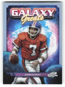2024 Topps Chrome Cosmic Galaxy Greats John Elway Denver Broncos #GG-4 - Picture 1 of 2