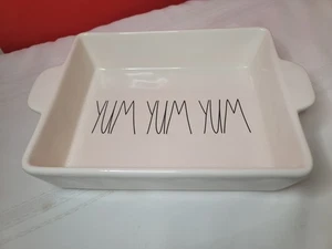 Teglia da forno Rae Dunn di MAGENTA "YUM YUM YUM" - Foto 1 di 4