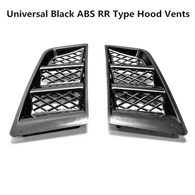 Pair Universal RR Type Hood Vents Scoop Bonnet Air Vents Air Flow Vent Duct - Image 1 of 4