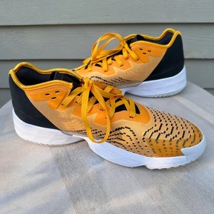 Adidas D.O.N. Ausgabe #4 Donovan Mitchell Herren Größe 12 HQ6212 orange gold schwarz neu - Bild 1 von 12