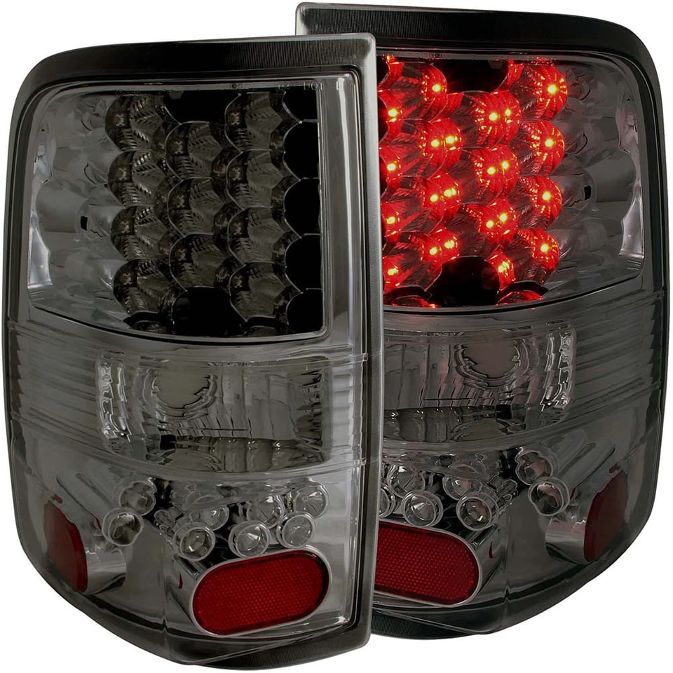 Conjunto de luz trasera de lente de humo cromada para Ford F-150 2004-2008 Foto 1 de 4