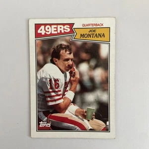 1987 Topps - Joe Montana #112 Vintage Football Card - Picture 1 of 2
