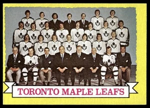 1973-74 Topps Toronto Maple Leafs Team #106 NRMT - Bild 1 von 2