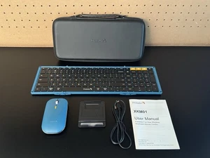 ProtoArc Clavier et Souris Pliables XKM01 Mini Clavier Bluetooth Pliable Souris - Photo 1/7