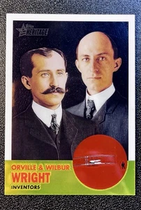 2009 Topps American Heritage Chrome /1776 ORVILLE &WILBUR WRIGHT #C42 Inventors - Picture 1 of 4