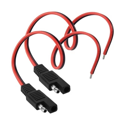 2 Stück 18AWG SAE Verlängerungskabel 2-Pin SAE Stecker Trennstecker 10A3615 - Bild 1 von 4